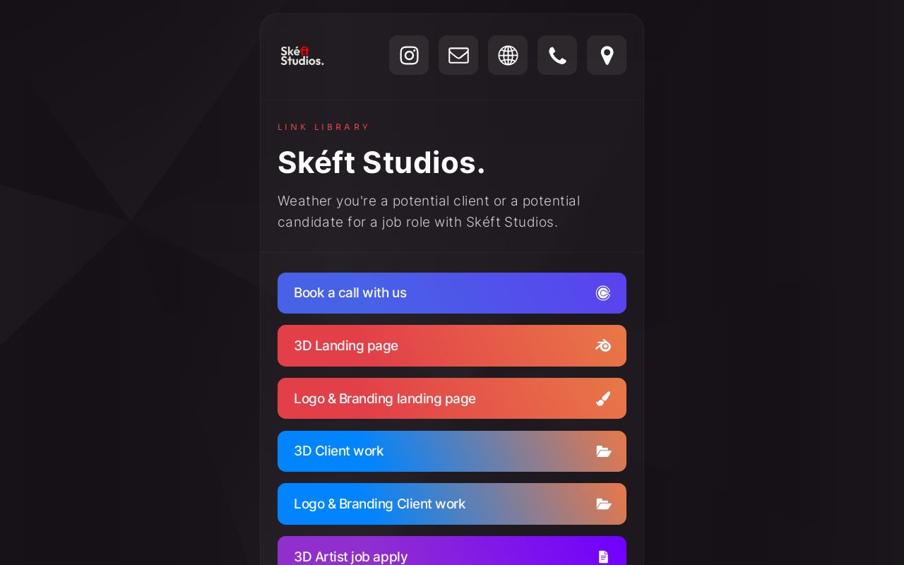 Skéft Studios links